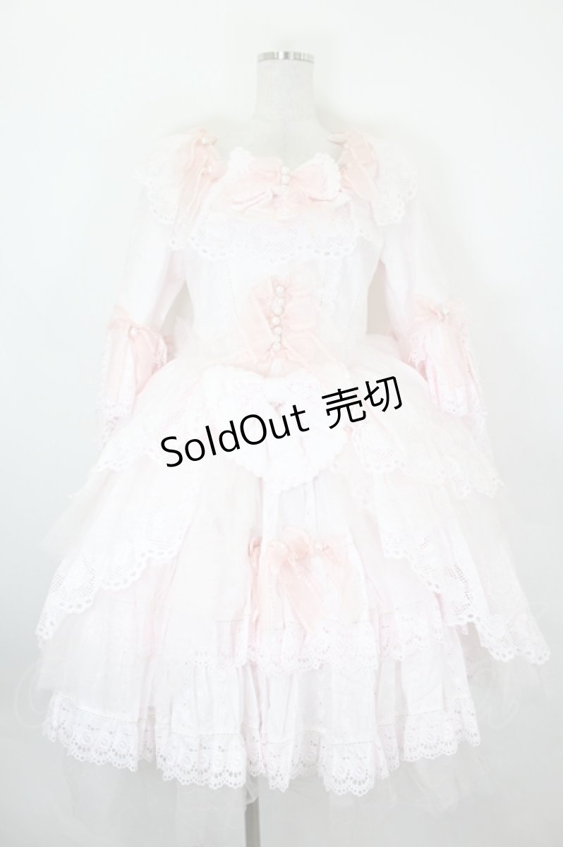 画像1: BABY,THE STARS SHINE BRIGHT / Chere princesse, vivez un brillant avenirドレス  ピンク I-26-05-22-014-BA-OP-SA-ZI (1)