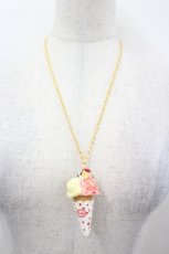 画像3: BABY,THE STARS SHINE BRIGHT / Sweet Ice cream ネックレス  白ＸピンクＸブラウン I-26-05-22-019-BA-AC-SA-ZI (3)