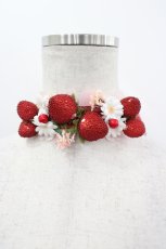 画像1: BABY,THE STARS SHINE BRIGHT / Strawberry Dropsチョーカー  赤 I-26-05-22-024-BA-AC-SA-ZI (1)