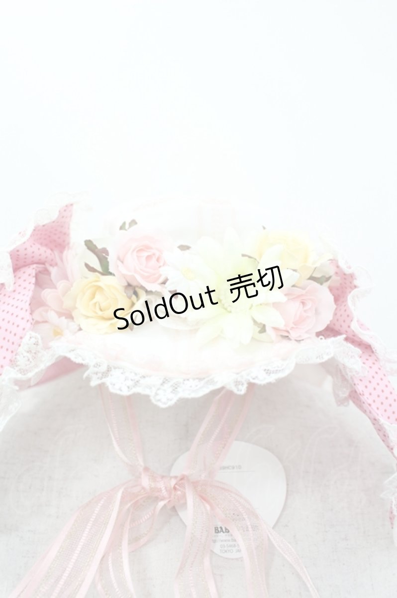画像4: BABY,THE STARS SHINE BRIGHT / Le Jardin Secret d’une Princesse ドレスハット  ピンク I-26-05-22-026-BA-AC-SA-ZI (4)