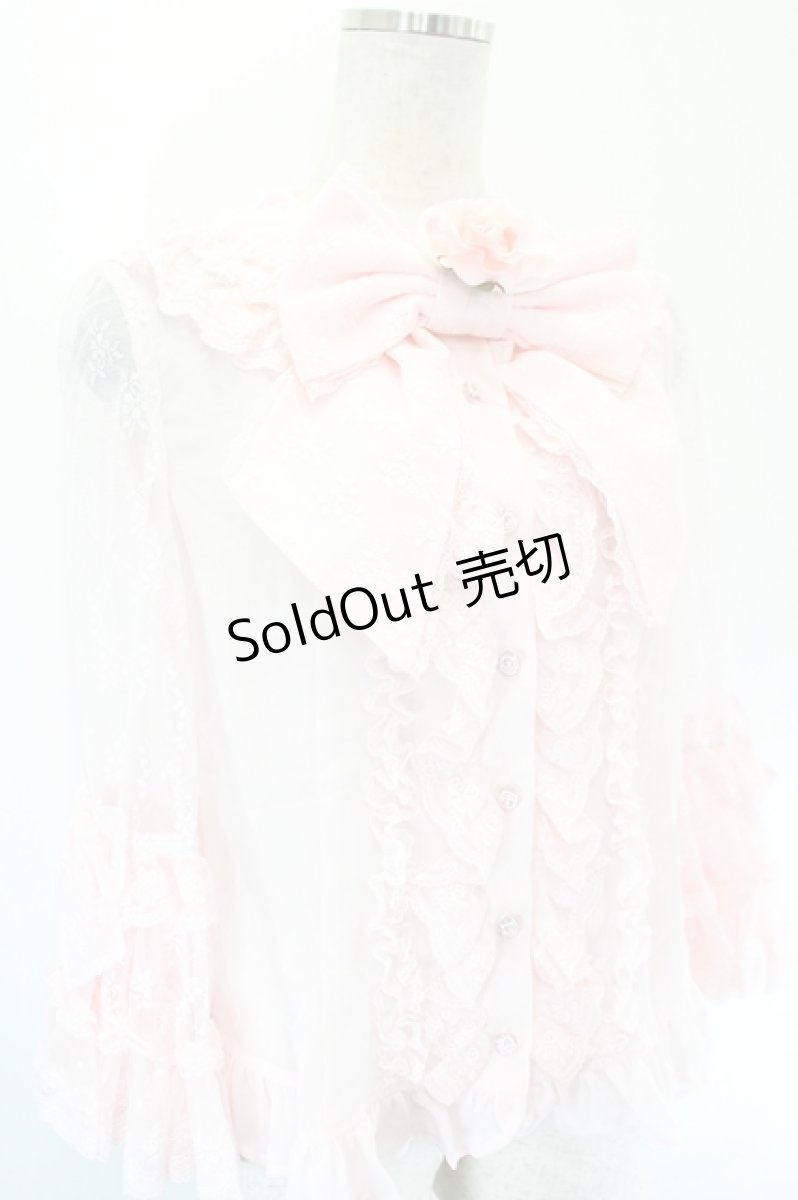 画像3: Angelic Pretty / 夢みる舞踏会ブラウス  ピンク I-26-05-24-020-AP-BL-SA-ZI (3)