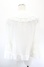 画像2: Angelic Pretty / 夢みる舞踏会ブラウス  白 I-26-05-24-021-AP-BL-SA-ZI (2)