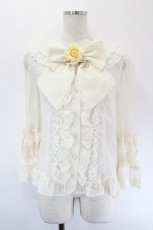 画像1: Angelic Pretty / 夢みる舞踏会ブラウス  アイボリー I-26-05-24-022-AP-BL-SA-ZI (1)