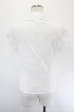 画像2: PEACE NOW / リボンタイ付半袖ブラウス M ホワイト I-26-05-24-023-PU-BL-SA-ZI (2)
