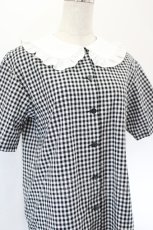 画像3: MILK / Ginghamブラウス  ブラック I-26-05-24-025-ML-BL-SA-ZI (3)