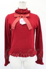 画像1: Angelic Pretty / Cuteリボンタートルニット  赤 I-26-05-24-037-AP-TO-SA-ZI (1)