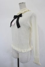画像2: Angelic Pretty / Cuteリボンタートルニット  アイボリーＸ黒 I-26-05-24-038-AP-TO-SA-ZI (2)