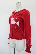 画像2: Angelic Pretty / リボンビジューニットカーディガン  赤Ｘピンク I-26-05-24-041-AP-TO-SA-ZI (2)