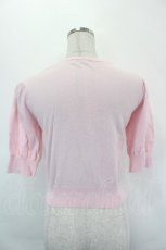 画像3: MILK / 半袖パールボタンカーディガン  ベビーピンク I-26-05-24-050-ML-TO-SA-ZI (3)