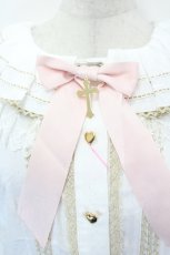 画像4: BABY,THE STARS SHINE BRIGHT / お菓子の魔法ブラウス  白Ｘピンク I-26-05-24-007-BA-BL-SA-ZI (4)