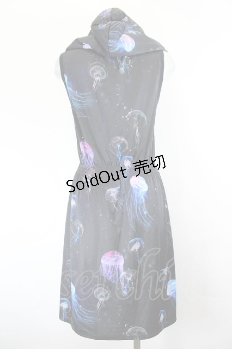 画像2: MILK / Jellyfishワンピース  ブラック I-26-05-24-094-ML-OP-SA-ZI (2)