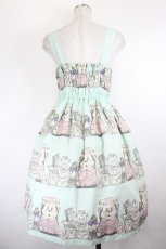画像2: Emily Temple cute / my Dresserノースリーブワンピース  サックス I-26-05-24-105-ET-OP-SA-ZI (2)