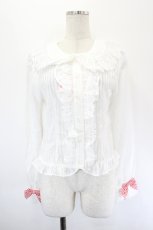 画像1: BABY,THE STARS SHINE BRIGHT / Love Love Valentineブラウス  白 I-26-05-24-009-BA-BL-SA-ZI (1)
