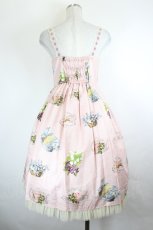 画像2: Emily Temple cute / Flower TEA PARTYキャミソールワンピース  ピンク I-26-05-24-108-ET-OP-SA-ZI (2)