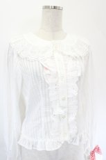 画像3: BABY,THE STARS SHINE BRIGHT / Love Love Valentineブラウス  白 I-26-05-24-009-BA-BL-SA-ZI (3)