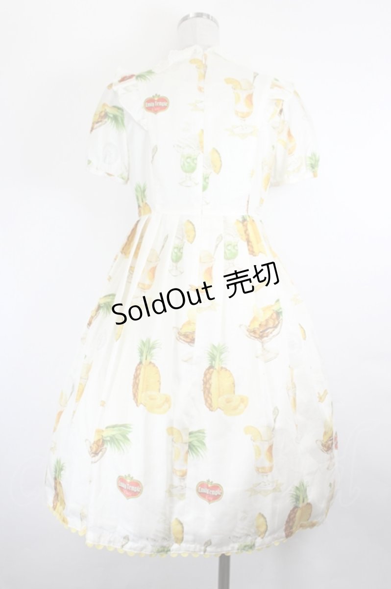 画像2: Emily Temple cute / PINEパフェワンピース S 白 I-26-05-24-113-ET-OP-SA-ZI (2)