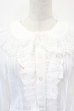 画像4: BABY,THE STARS SHINE BRIGHT / Love Love Valentineブラウス  白 I-26-05-24-009-BA-BL-SA-ZI (4)