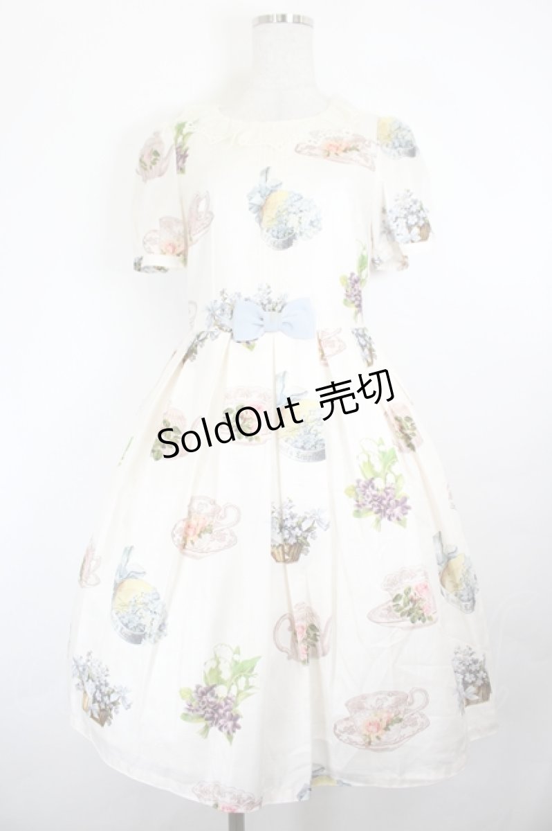 画像1: Emily Temple cute / Flower TEA PARTYワンピース  ピンク I-26-05-24-116-ET-OP-SA-ZI (1)