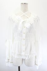 画像1: BABY,THE STARS SHINE BRIGHT / Mon Chouchou Hermitage 姫袖ブラウス  生成り I-26-05-24-010-BA-BL-SA-ZI (1)