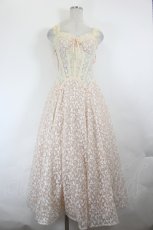 画像1: LACEMADE / 「キャンディポップ」コルセットドレス S ピンクＸ白 I-26-05-24-123-LO-OP-SA-ZI (1)