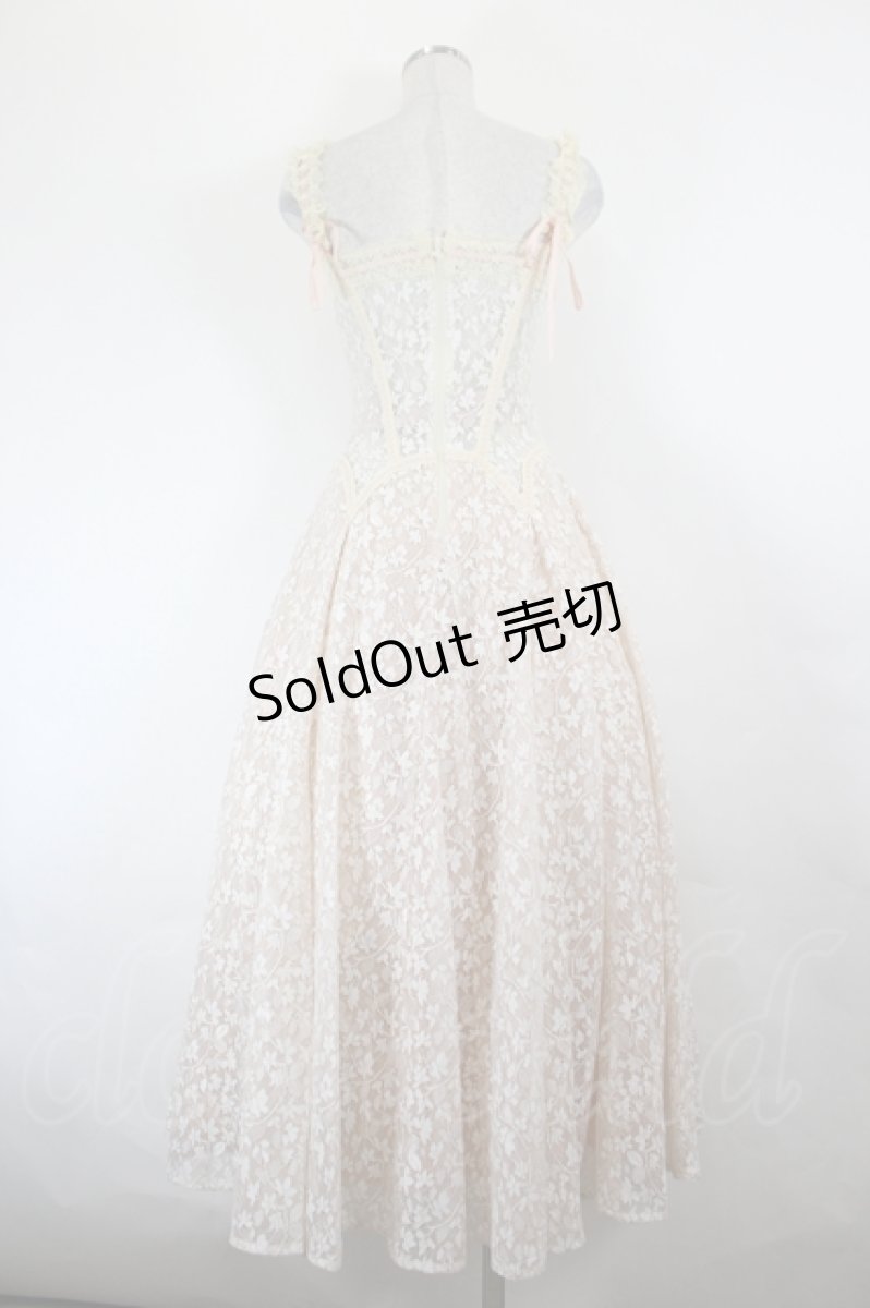 画像2: LACEMADE / 「キャンディポップ」コルセットドレス S ピンクＸ白 I-26-05-24-123-LO-OP-SA-ZI (2)