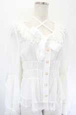 画像3: BABY,THE STARS SHINE BRIGHT / Mon Chouchou Hermitage 姫袖ブラウス  生成り I-26-05-24-010-BA-BL-SA-ZI (3)