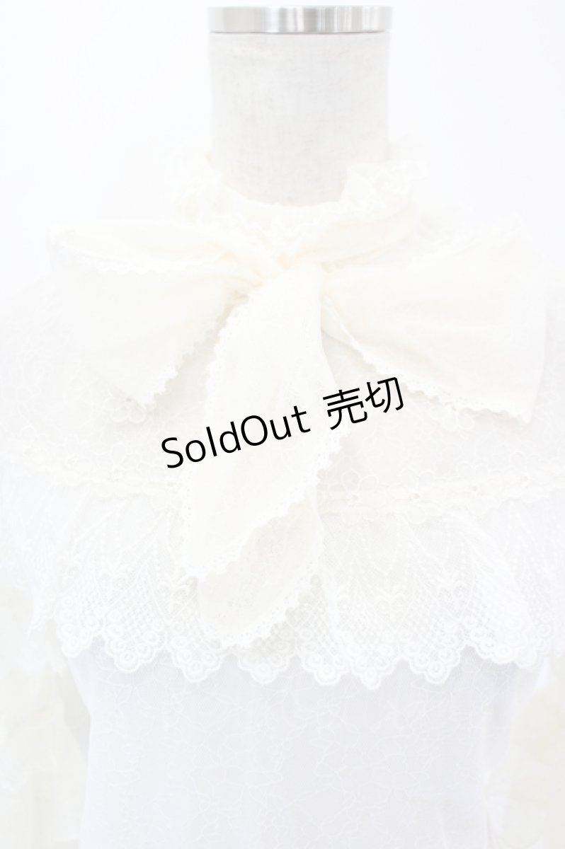 画像4: BABY,THE STARS SHINE BRIGHT / La Rose des Vents  薔薇の導く未来 ブラウス  生成り I-26-05-24-012-BA-BL-SA-ZI (4)