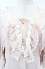 画像4: ALICE and the PIRATES / アナスタシアの蝶々衿ブラウス  ピンク I-26-05-24-017-PA-BL-SA-ZI (4)