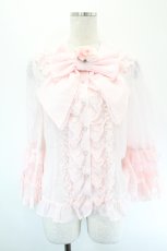 画像1: Angelic Pretty / 夢みる舞踏会ブラウス  ピンク I-26-05-24-020-AP-BL-SA-ZI (1)