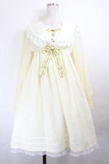 画像1: BABY,THE STARS SHINE BRIGHT / Best Wishes Sweetheartワンピース  イエローＸ白 I-26-05-27-041-BA-OP-SA-ZI (1)