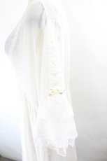 画像3: axes femme / シアー×チュールレースガウン F 白 I-26-05-27-069-AX-TO-SA-ZI (3)