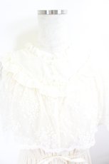 画像2: axes femme / ヴィンテージ風サマードレス F 生成り I-26-05-27-070-AX-OP-SA-ZI (2)
