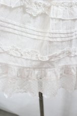 画像2: MOMOKO HOUSE / リボンレーススカート  白 I-26-05-27-078-LO-SK-SA-ZI (2)