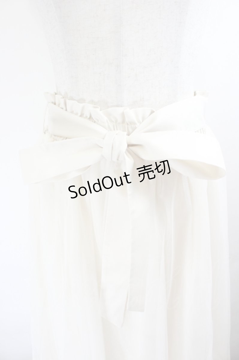 画像2: axes femme POETIQUE / ラメシフォンチュールSK M クリーム I-26-05-27-083-AX-SK-SA-ZI (2)