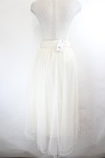 画像3: axes femme POETIQUE / ラメシフォンチュールSK M クリーム I-26-05-27-083-AX-SK-SA-ZI (3)