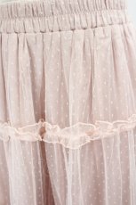 画像2: axes femme POETIQUE / チュールティアードロングスカート M ピンク I-26-05-27-087-AX-SK-SA-ZI (2)