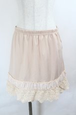 画像1: axes femme / バラレースミニペチスカート M ピンク I-26-05-27-090-AX-SK-SA-ZI (1)