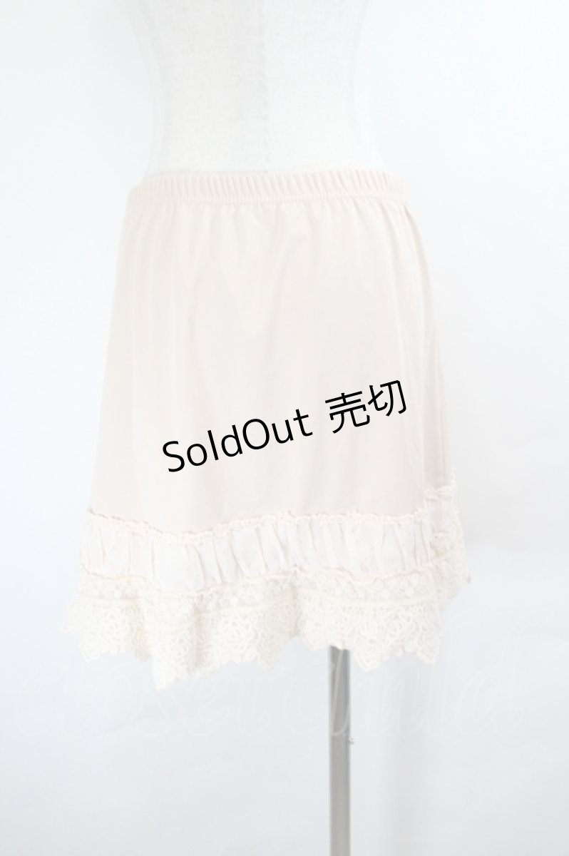 画像3: axes femme / バラレースミニペチスカート M ピンク I-26-05-27-090-AX-SK-SA-ZI (3)