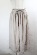 画像1: axes femme / 選べる着丈楊柳ワイドパンツ S グレージュ I-26-05-27-094-AX-PA-SA-ZI (1)