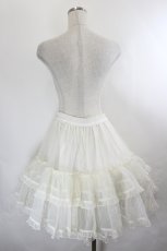 画像3: metamorphose / オーガンジーフリルパニエ  生成り I-26-05-27-101-ME-SK-SA-ZI (3)