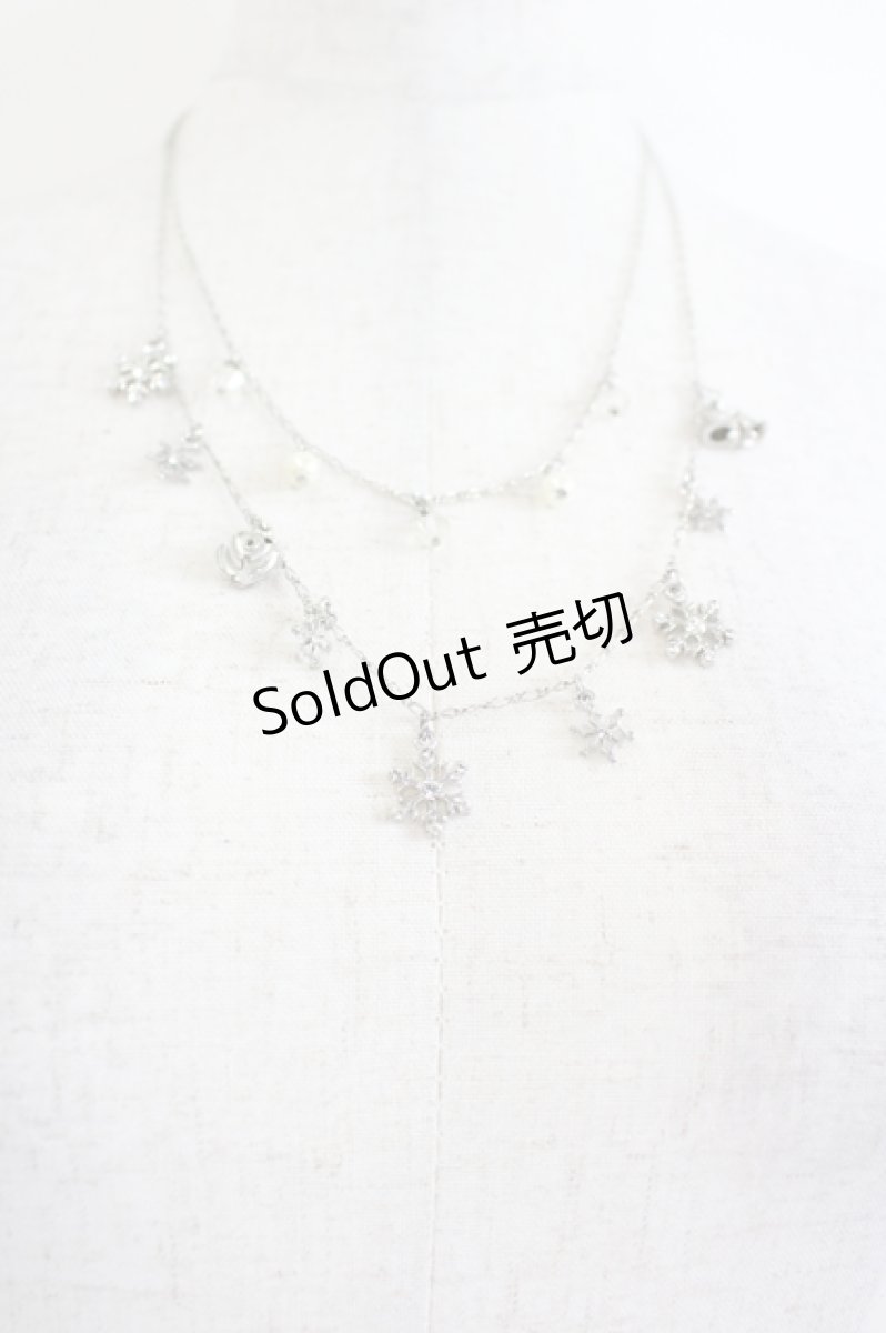 画像2: axes femme / 雪の結晶ネックレス  シルバー I-26-05-27-103-AX-AC-TE-ZI (2)