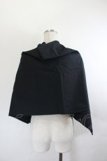 画像3: WONDERFUL WORLD / 刺繍大判ストール  黒Ｘ白 I-26-05-27-111-LO-ZA-SA-ZI (3)