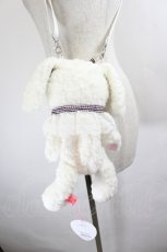 画像3: BABY,THE STARS SHINE BRIGHT / うさくみゃちゃんポシェット  白Ｘピンク黒チェック I-26-05-27-125-BA-BG-SA-ZI (3)