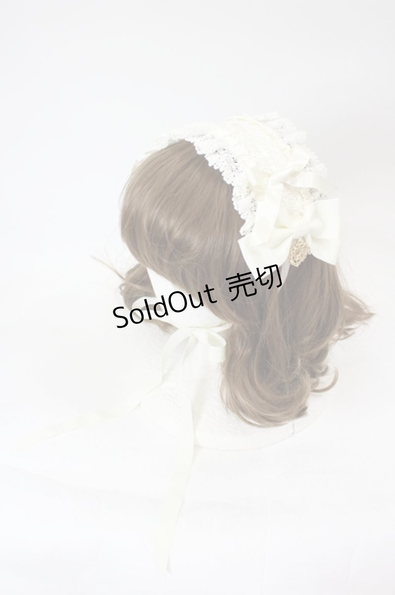 画像1: BABY,THE STARS SHINE BRIGHT / プリンセスドロップヘッドドレス  生成り I-26-05-27-135-BA-AC-SA-ZI (1)