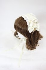 画像1: BABY,THE STARS SHINE BRIGHT / プリンセスドロップヘッドドレス  生成り I-26-05-27-135-BA-AC-SA-ZI (1)