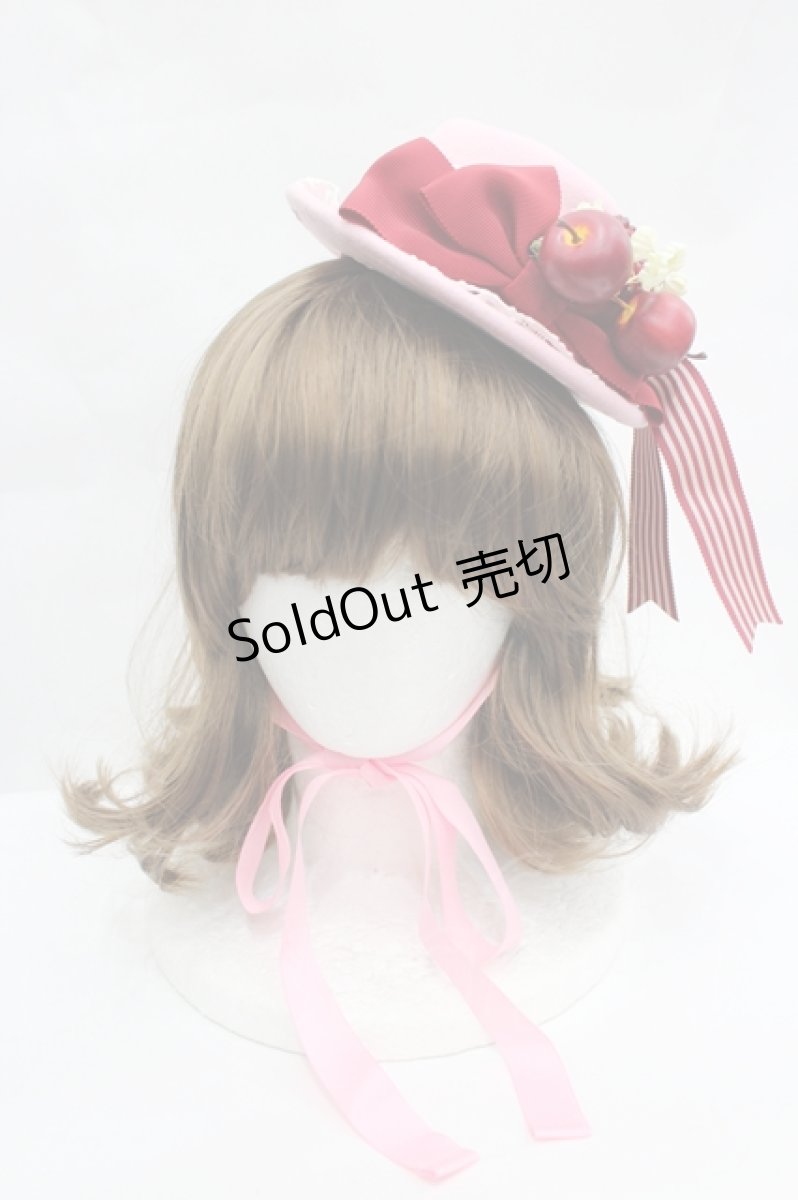 画像1: BABY,THE STARS SHINE BRIGHT / Pomme rougeミニハット  ピンク I-26-05-29-037-BA-AC-SA-ZI (1)