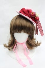 画像1: BABY,THE STARS SHINE BRIGHT / Pomme rougeミニハット  ピンク I-26-05-29-037-BA-AC-SA-ZI (1)