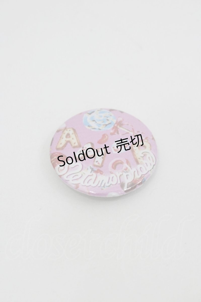 画像1: metamorphose / バッジ  ピンク I-26-05-29-073-ME-ZA-SA-ZI (1)