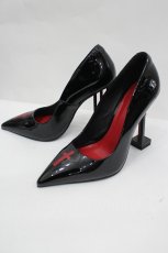 画像3: GURURU / ゴシッククロスヒール 約24~24.5CM(内側採寸) 黒Ｘ赤 I-26-05-29-089-GO-SH-SA-ZI (3)