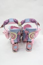 画像2: Sugar Thrillz / Sweet Masterpieceプラットフォームヒール 約23~24CM(内側採寸) パープルＸピンク I-26-05-29-090-GO-SH-SA-ZI (2)